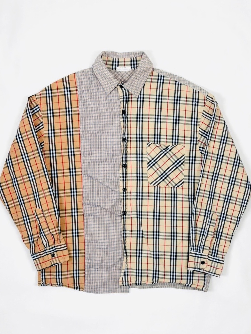 St. mansion mixed pattern shirt